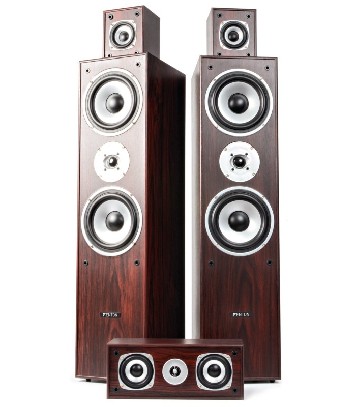AUDIZIO HF5B SISTEMA HOME CINEMA 5.0 2x6.5" 510W Rms (Nogal)