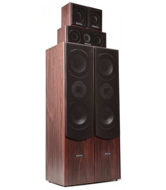 AUDIZIO HF5B SISTEMA HOME CINEMA 5.0 2x6.5" 510W Rms (Nogal)