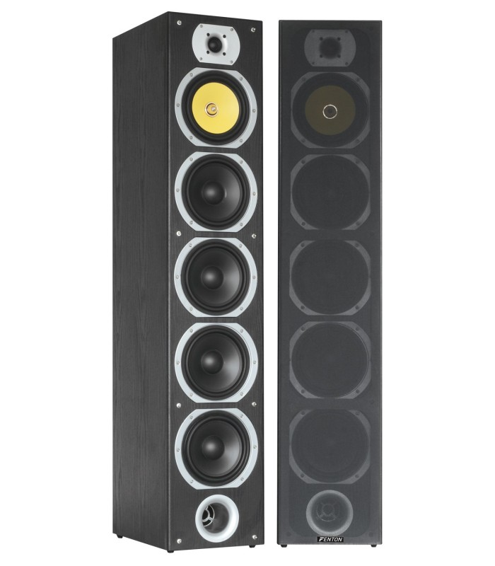 FENTON SHFT57B PAREJA ALTAVOCES PASIVOS DE COLUMNA 4x6.5" 300W Rms (Negro)