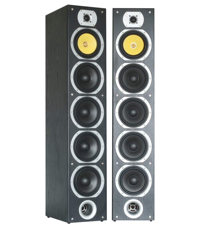 FENTON SHFT57B PAREJA ALTAVOCES PASIVOS DE COLUMNA 4x6.5" 300W Rms (Negro)