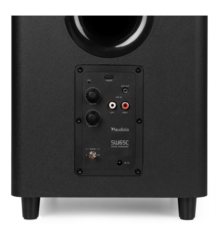 AUDIZIO SW65C SUBWOOFER ACTIVO 6.5" 60W Rms (Negro)