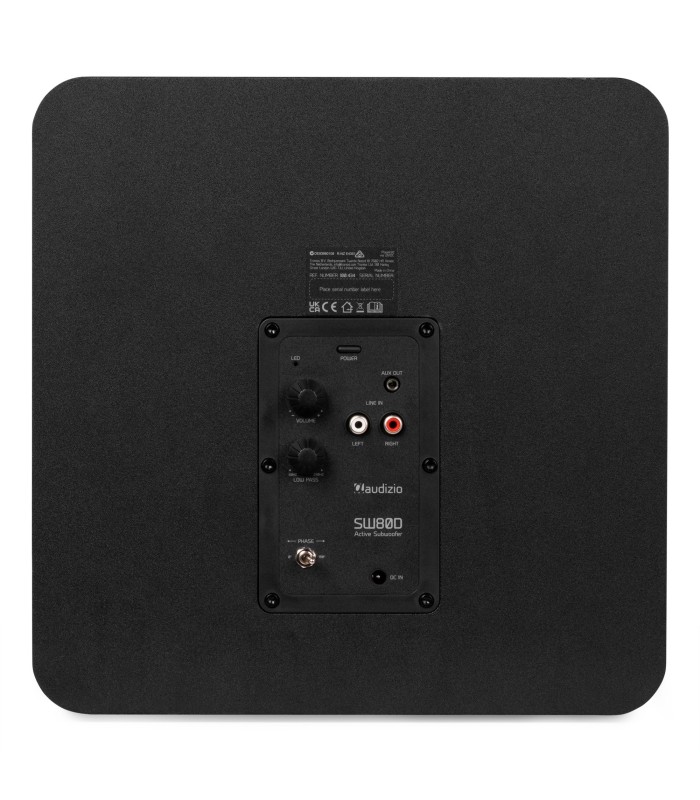 AUDIZIO SW80D SUBWOOFER ACTIVO 8" 80W Rms (Negro)