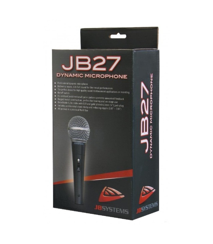 MICRÓFONO MANO PROFESIONAL JBSYSTEMS JB-27