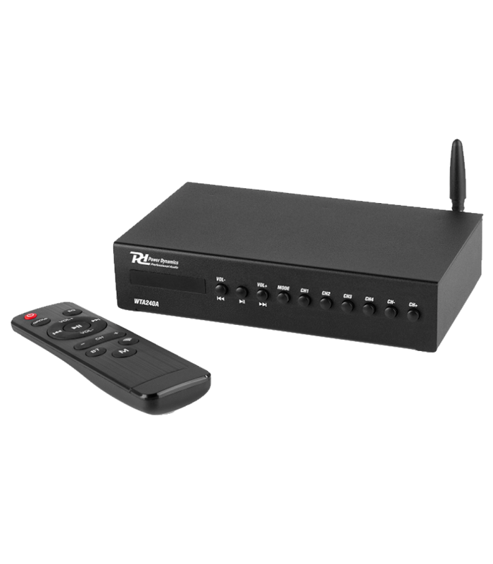 POWER DYNAMICS WT240A AMPLIFICADOR ESTÉREO WIFI 40W 2 CANALES