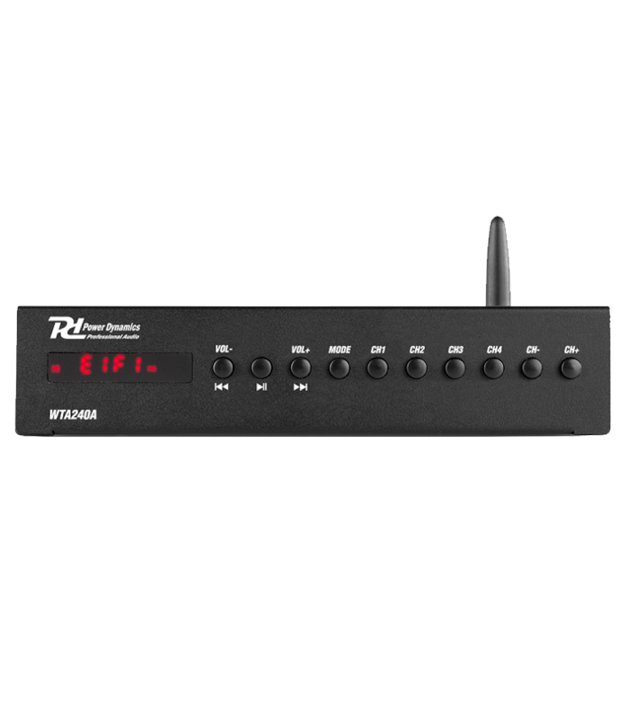 POWER DYNAMICS WT240A AMPLIFICADOR ESTÉREO WIFI 40W 2 CANALES