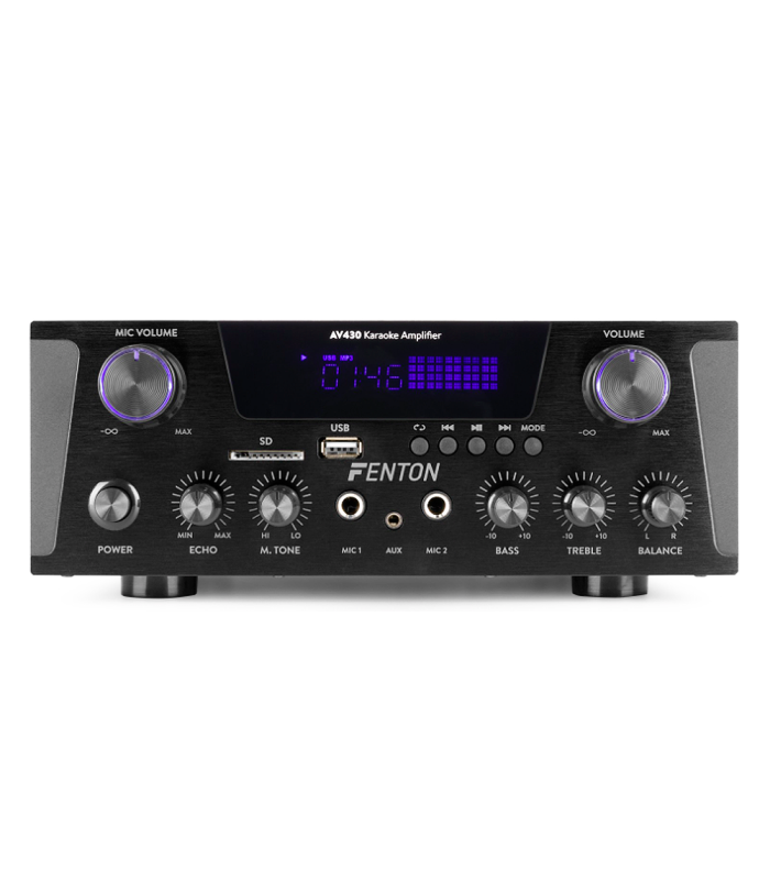 FENTON AV430B AMPLIFICADOR HIFI 2 x 300W 2 CANALES BLUETOOTH