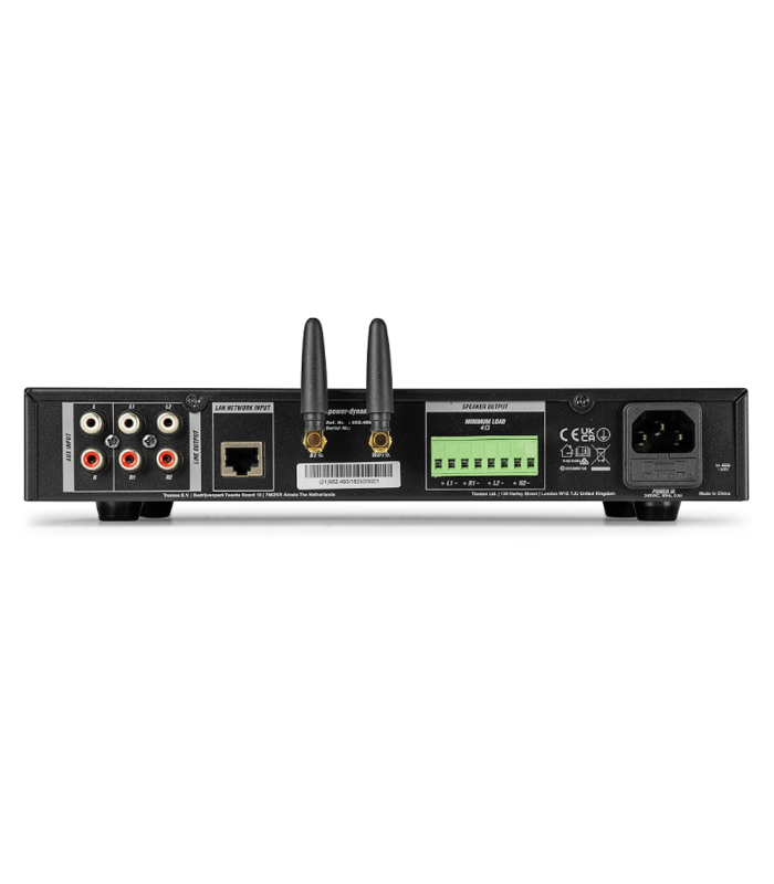 POWER DYNAMICS WT460A AMPLIFICADOR ESTÉREO 4 x 60W 4 CANALES BLUETOOTH WIFI RJ45