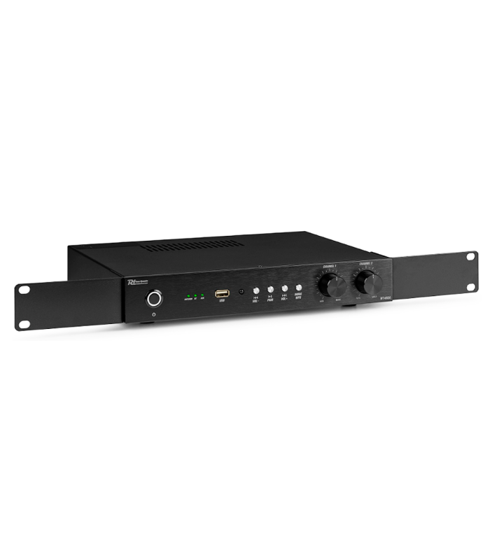 POWER DYNAMICS WT460A AMPLIFICADOR ESTÉREO 4 x 60W 4 CANALES BLUETOOTH WIFI RJ45