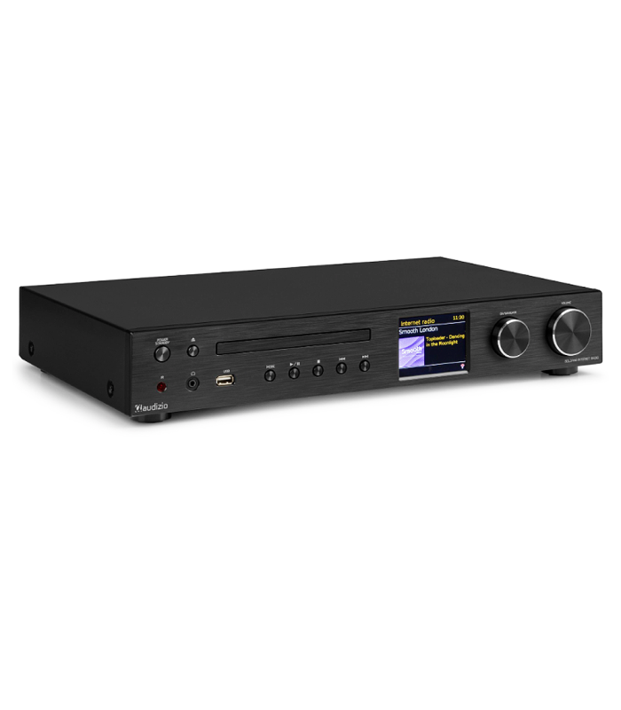AUDIZIO BOLZANO AMPLIFICADOR ESTÉREO 2 x 50W 2 CANALES BLUETOOTH WIFI RJ45 REPRODUCTOR CD