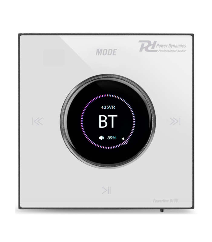 POWER DYNAMICS B100B AMPLIFICADOR EMPOTRABLE 4x25W BLUETOOTH