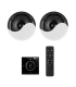 POWER DYNAMICS POWERLINE B50BSET AMPLIFICADOR EMPOTRABLE 2x25W BLUETOOTH + 2 ALTAVOCES TECHO