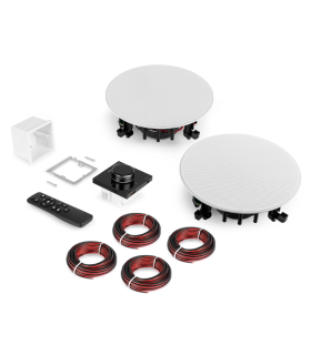 POWER DYNAMICS POWERLINE B50BSET AMPLIFICADOR EMPOTRABLE 2x25W BLUETOOTH + 2 ALTAVOCES TECHO