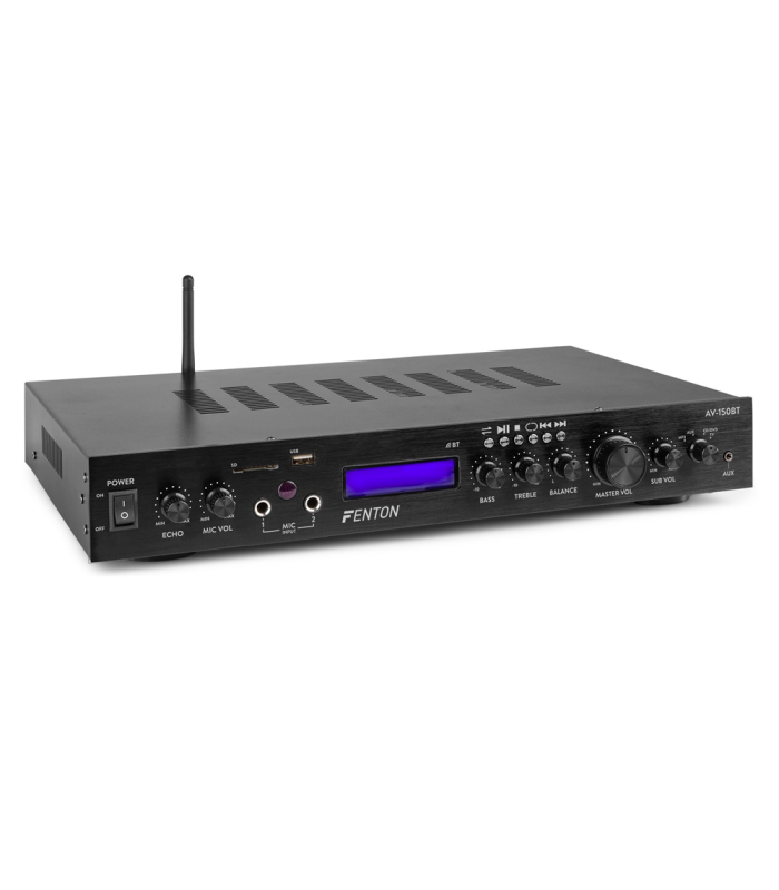 FENTON AV-150BT AMPLIFICADOR 2 x 100W + 3x 60W 5 CANALES BLUETOOTH