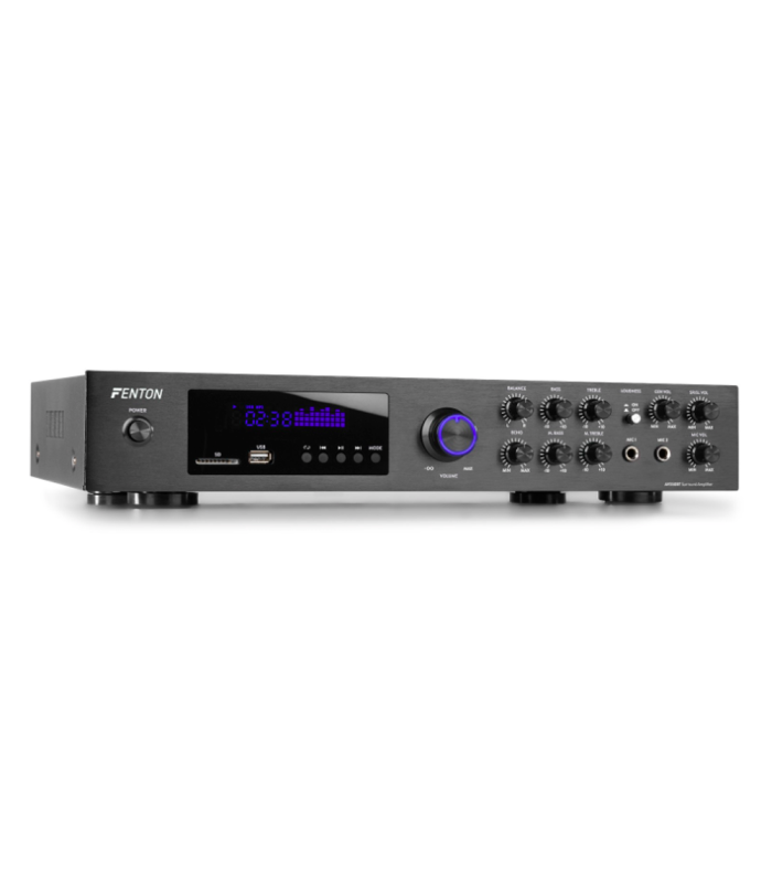 FENTON AV550BT AMPLIFICADOR 5.1 CANALES HOME THEATRE SURROUND 2 x 100W + 2x 30W 5 CANALES BLUETOOTH