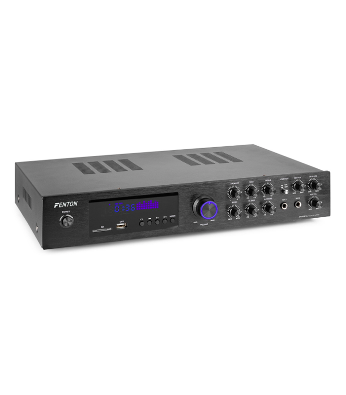 FENTON AV550BT AMPLIFICADOR 5.1 CANALES HOME THEATRE SURROUND 2 x 100W + 2x 30W 5 CANALES BLUETOOTH