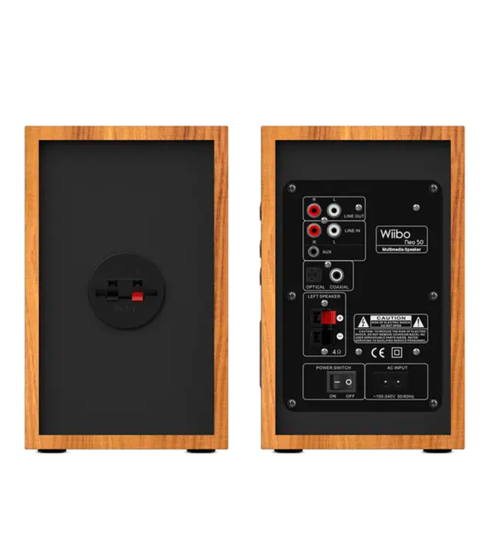 WIIBO NEO 50 ALTAVOZ ACTIVO + PASIVO DE ESTANTERÍA 50W Rms BT 4"