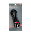 CABLE 2x JACK 6.3mm MACHO - 2x JACK 6.3mm MACHO 3M JBSYSTEMS