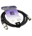 CABLE XLR MACHO A XLR HEMBRA 3m HILEC