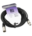 CABLE XLR MACHO A XLR HEMBRA 6m HILEC