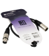 CABLE XLR MACHO A XLR HEMBRA 0,6m HILEC