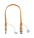 CABLE PLANO 1 JACK 6.3 ST A 1 XLR HEMBRA 1m HILEC