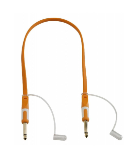 CABLE PLANO 1 JACK 6.3 MONO A 1 JACK 6.3 MONO 1m HILEC
