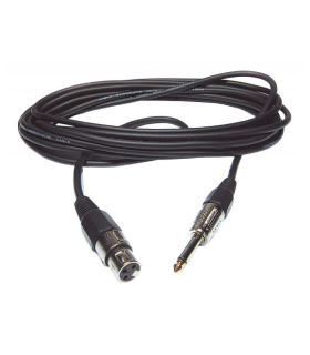 CABLE 1 XLR HEMBRA A 1 JACK 6.3mm MONO 10m HILEC