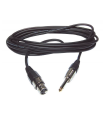CABLE 1 XLR HEMBRA A 1 JACK 6.3mm MONO 20m HILEC