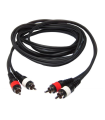 CABLE 2 RCA MACHO A 2 RCA MACHO 1,5m HILEC