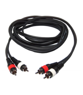 CABLE 2 RCA MACHO A 2 RCA MACHO 6m HILEC