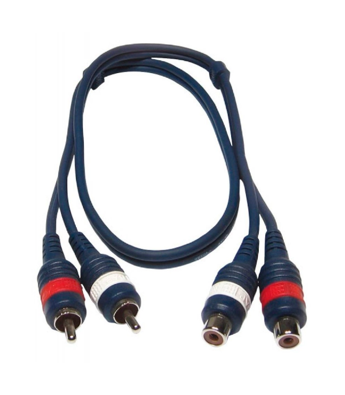 CABLE 2 RCA MACHO A 2 RCA HEMBRA 6m HILEC