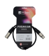 CABLE XLR MACHO A XLR HEMBRA 0.5m PREMIUM HILEC