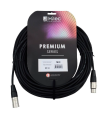 CABLE XLR MACHO A XLR HEMBRA 20m PREMIUM HILEC
