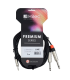 CABLE 1 MINI JACK 3.5 ST A 2 JACK 6.3 MONO 3m PREMIUM HILEC