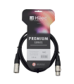 CABLE XLR MACHO A XLR HEMBRA 1.5m PREMIUM HILEC
