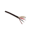 CABLE MICRÓFONO 6mm NEGRO BOBINA 100m HILEC