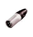 NC3MXX CONECTOR XLR 3P MACHO NEUTRIK