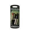 CONECTOR JACK ESTÉREO HEMBRA 6.3mm (2 UNID.) QP-AUDIO
