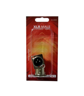 CONECTOR XLR BASE 3P MACHO QP-AUDIO