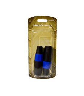 CONECTOR PROLOCK (SPEAKON) HEMBRA 4P (2 UNID.) QP-AUDIO