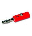 CONECTOR BANANA ROJO HILEC