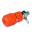 CONECTOR BANANA CHASIS HEMBRA ROJO HILEC