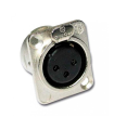 CONECTOR XLR BASE 3P HEMBRA HILEC