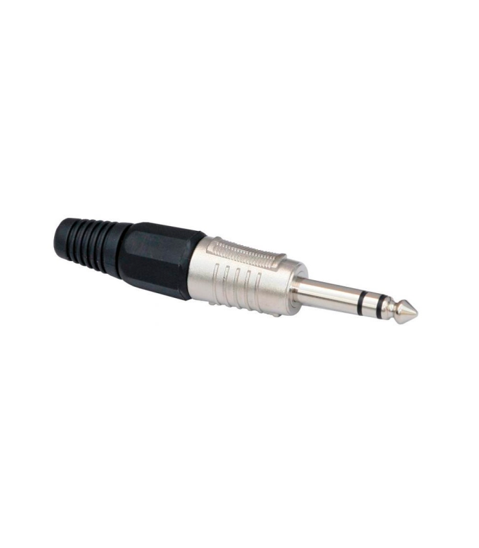 CONECTOR JACK ESTÉREO MACHO 6.3mm HILEC