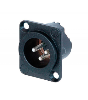 NC3MD-LX-BAG BASE XLR MACHO NEGRO 3P NEUTRIK