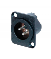 NC3MD-LX-BAG BASE XLR MACHO NEGRO 3P NEUTRIK