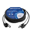CABLE COMBI IEC H/M - XLR M/H 5m JBSYSTEMS