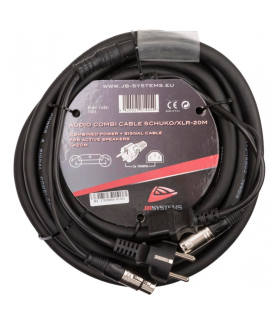 CABLE COMBI AUDIO SCHUKO / XLR 20m JBSYSTEMS