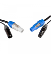CABLE COMBI POWERCON / XLR 1,5M HILEC