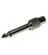 ADAPT. RCA HEMBRA - JACK MONO 6.3mm ALUMINIO
